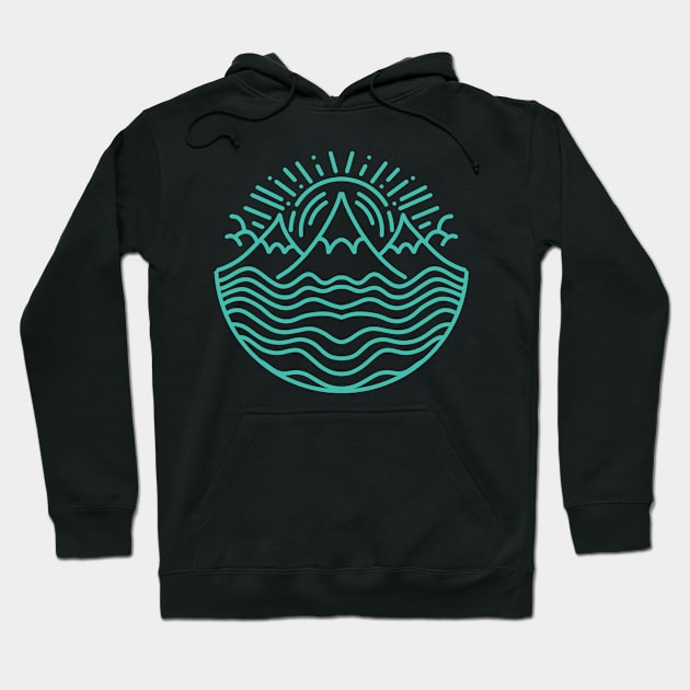 abstract mountain Hoodie by donipacoceng